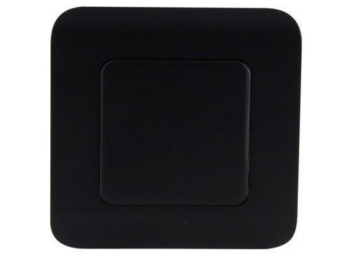Foto van DiO Draadloze wand schakelaar enkel zwart DiO Draadloze wand schakelaar enkel zwart
