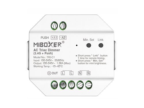 LED inbouw dimmer module geschikt voor pulsschakelaar