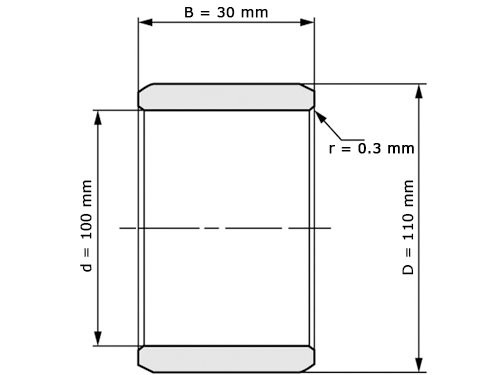 Foto van INA Binnenring Naaldhulslager IR 100x110x30 XL INA Binnenring Naaldhulslager IR 100x110x30 XL