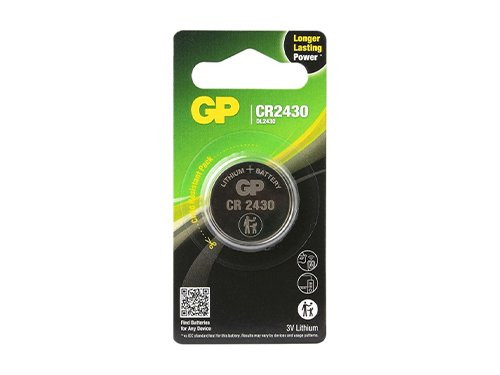 Foto van GP CR2430 lithium knoopcel batterij 3V blister(1) GP CR2430 lithium knoopcel batterij 3V blister(1)