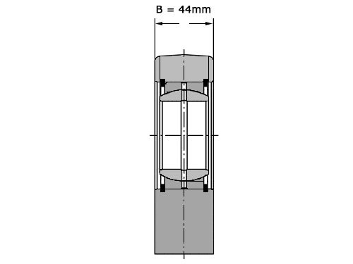 Foto van SKF Stangkop SCF60 ES (60x142.5x44mm) SKF Stangkop SCF60 ES (60x142.5x44mm)