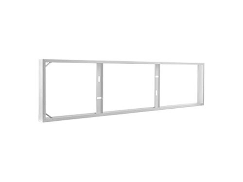 Foto van Opbouwframe voor LED paneel 120x30x7cm wit Opbouwframe voor LED paneel 120x30x7cm wit