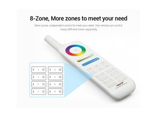 Foto van RGB-CCT afstandsbediening 8-Zone 433MHz RGB-CCT afstandsbediening 8-Zone 433MHz