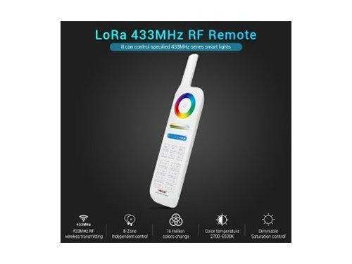 Foto van RGB-CCT afstandsbediening 8-Zone 433MHz RGB-CCT afstandsbediening 8-Zone 433MHz