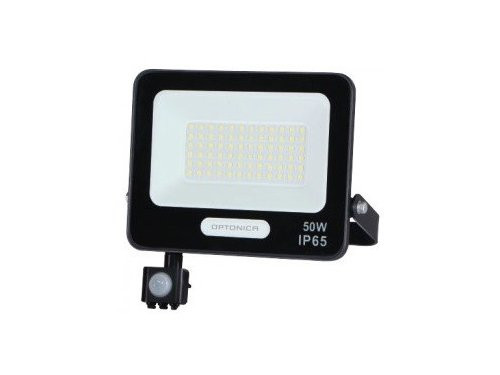 Foto van LED Bouwlamp 50W 6000K zwart + sensor LED Bouwlamp 50W 6000K zwart + sensor