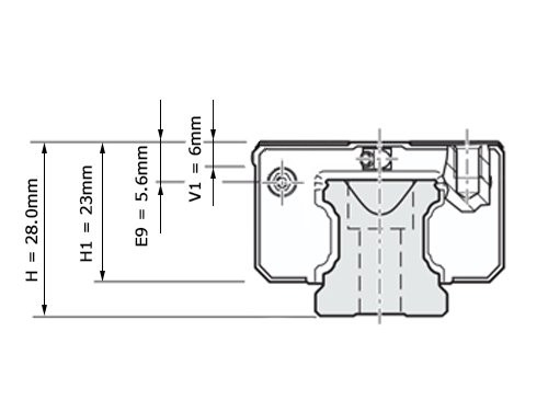 Foto van Bosch Rexroth Kogelwagen Koolstofstaal KWC-020-SKN-C1-H-2 Zonder Kogelketting Bosch Rexroth Kogelwagen Koolstofstaal KWC-020-SKN-C1-H-2 Zonder Kogelketting