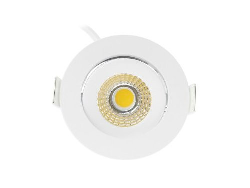 Foto van LED inbouwspot 5W 2700K 62mm 60gr rond verstelbaar wit LED inbouwspot 5W 2700K 62mm 60gr rond verstelbaar wit