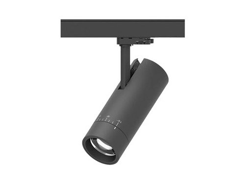 Foto van LED railspot 3-fase 29W 3000K zwart 15-60gr Lival SURT LED railspot 3-fase 29W 3000K zwart 15-60gr Lival SURT