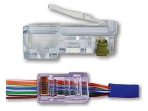 Modulaire plug RJ45 snelmontage tang EC