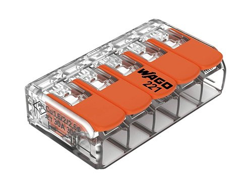 Lasklem hersluitbaar 5-voudig 0,5-6qmm doos(15)