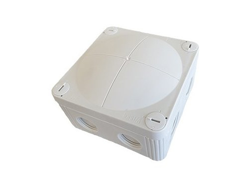 Kabeldoos WISKA 407 + 3 wartels M20 IP67 grijs