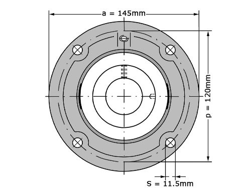 INA Lagerblok Rond RFE40 XL (40mm)
