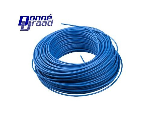 VD H07V-U draad Eca 2,5qmm blauw Donne 100m
