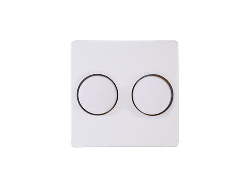 Foto van Kopp HK05 arctic wit afdekplaat + knop DUO dimmer Kopp HK05 arctic wit afdekplaat + knop DUO dimmer