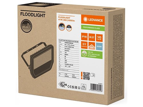 Foto van LED Bouwlamp 41W 6500K zwart LED Bouwlamp 41W 6500K zwart