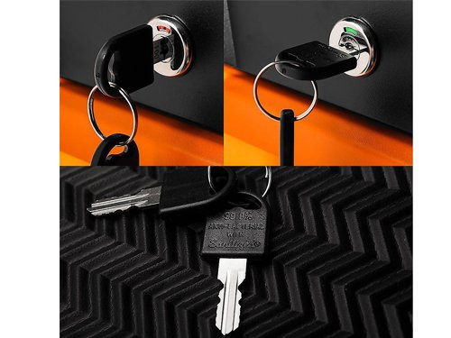 Gereedschapswagen 5 lades metaal - Gevuld 117-delig