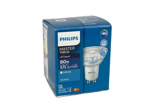 Philips LED spot GU10 6,2-80W 3000K dimbaar