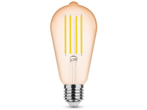 Modee LED ST64 E27 4-28W 1800K filament amber dimbaar
