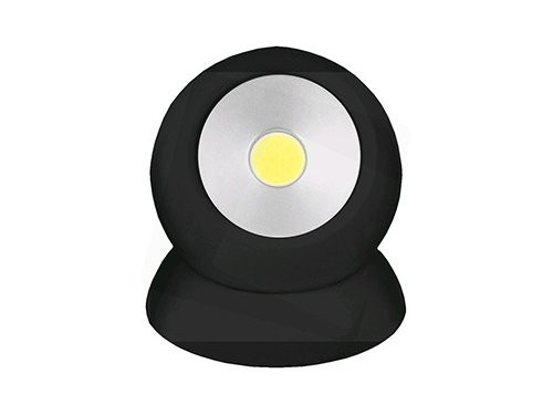 LED Wandlamp met magneet zwart 1W 3xAAA