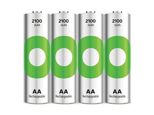 GP NiMH oplaadbare batterij AA 2100mA blister(4)