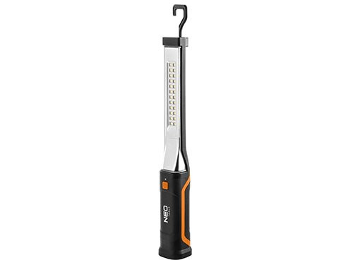 Foto van LED looplamp oplaadbaar oranje 365mm + haak LED looplamp oplaadbaar oranje 365mm + haak