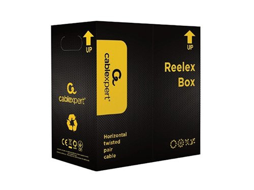 UTP CAT5E 4x2 AWG24 305m grijs massief