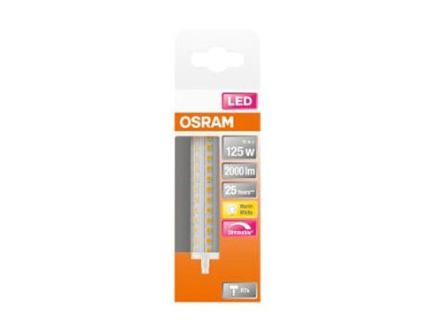 Osram LED staaf R7s 118mm 15-125W 2700K dimbaar