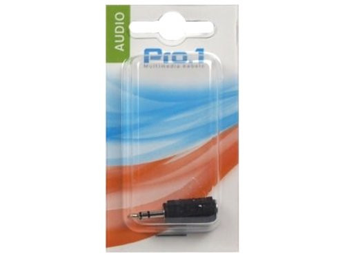 Audio adapt jack 3,5 stereo -> 2,5 contra stereo