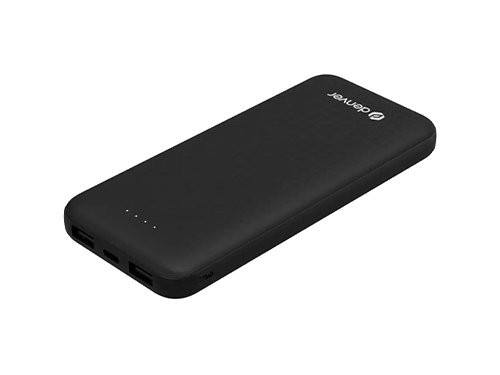Powerbank 10.000mA zwart + led indicatie