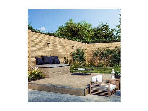 Foto van Wandlamp zwart vierkant 8W LED IP44 3000K Wandlamp zwart vierkant 8W LED IP44 3000K