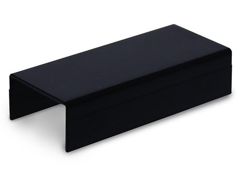 Foto van Canalit Systeem25 koppelstuk met bodemstuk 25x13mm zwart Canalit Systeem25 koppelstuk met bodemstuk 25x13mm zwart