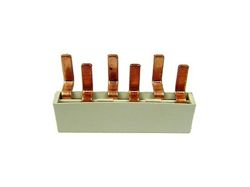 Foto van Kamrail 2 fase 6pol. 17,8mm gebogen wit Kamrail 2 fase 6pol. 17,8mm gebogen wit