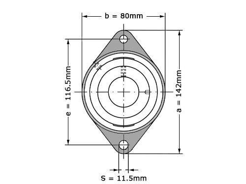 Foto van INA Lagerblok Ovaal RCJT30 XL N FA125 (30mm) INA Lagerblok Ovaal RCJT30 XL N FA125 (30mm)