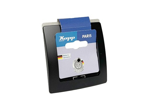 Verpakt Kopp Paris mat zwart 1 voudig afdekraam