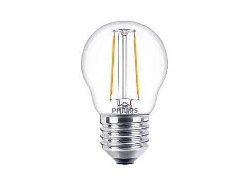 Foto van Philips LED kogel E27 2-25W 2700K filament helder Philips LED kogel E27 2-25W 2700K filament helder