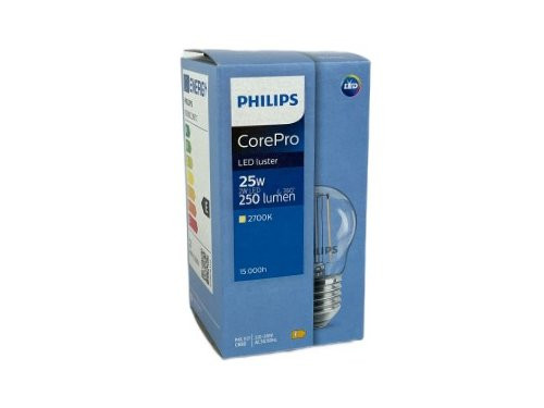 Foto van Philips LED kogel E27 2-25W 2700K filament helder Philips LED kogel E27 2-25W 2700K filament helder