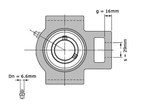 SKF Lagerblok Span UCT208 H (40mm)