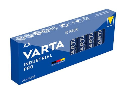 Foto van Varta Industrial PRO batterij AA doos(10) Varta Industrial PRO batterij AA doos(10)