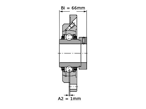 Foto van INA Lagerblok Rond TME70 (70mm) INA Lagerblok Rond TME70 (70mm)
