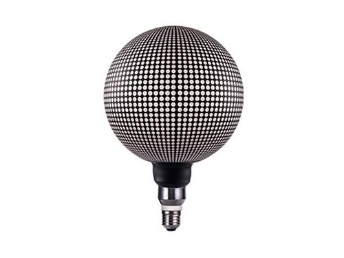 Foto van Nordlux LED Globe G200 E27 5-10W 2700K MAGICIAN stippen zwart Nordlux LED Globe G200 E27 5-10W 2700K MAGICIAN stippen zwart