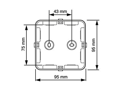 Kabeldoos Attema AK1 + 3 wartels M20 IP65 zwart