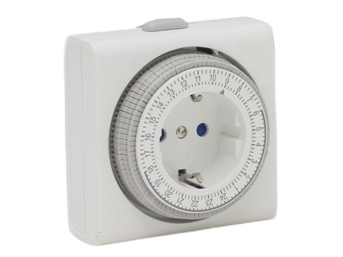 Tijdschakelklok dagprogramma 15min. vierkant blister