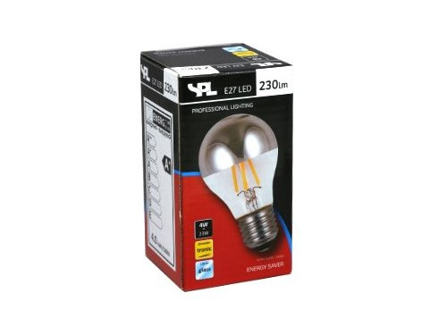 Foto van SPL LED kopspiegel GLS E27 4-40W filament helder dimbaar SPL LED kopspiegel GLS E27 4-40W filament helder dimbaar