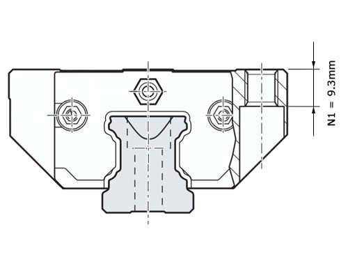 Bosch Rexroth Kogelwagen Super Koolstofstaal KWD-025-FKS-C0-N-1 Zonder Kogelketting