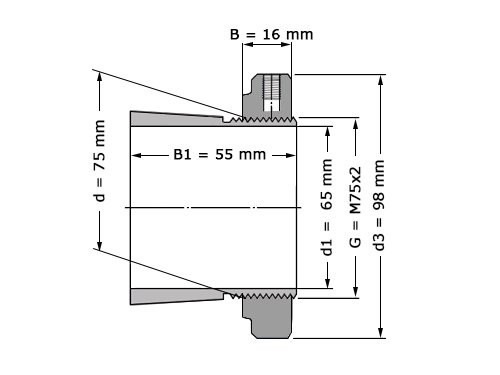 Foto van SKF Trekbus H315 E (65x98x55mm) SKF Trekbus H315 E (65x98x55mm)