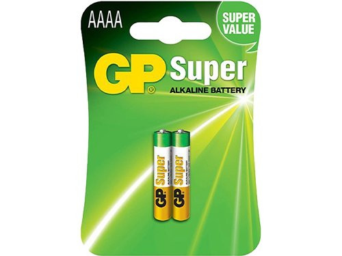 Foto van GP 25A batterij AAAA 1.5V blister(2) GP 25A batterij AAAA 1.5V blister(2)