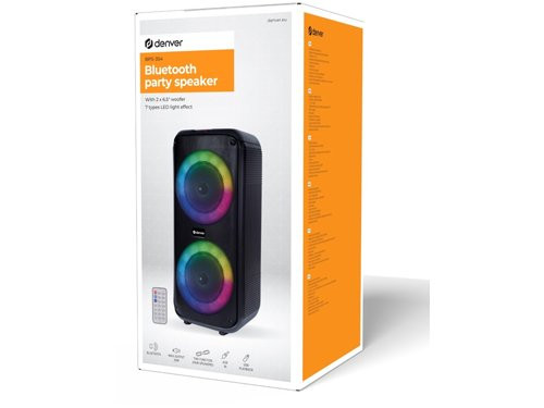 Bluetooth party speaker 200W oplaadbaar met lichteffect