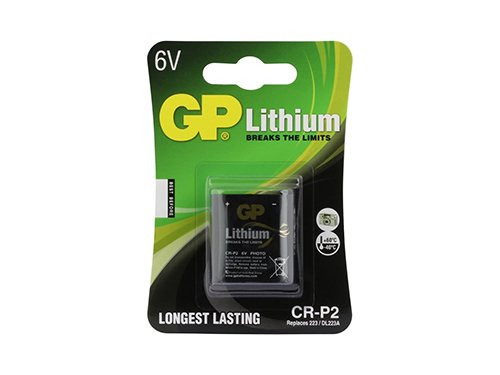 GP Photo Lithium batterij CR-P2 6V blister(1)