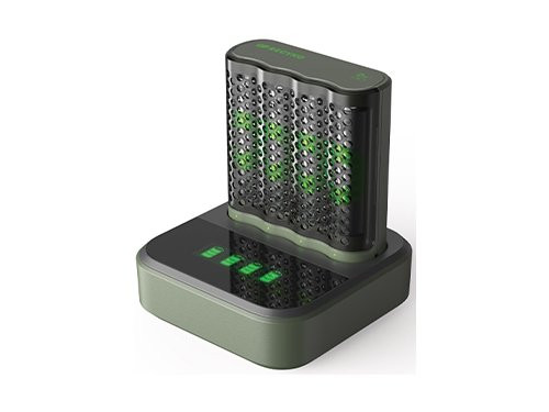 Foto van GP Batterijlader USB 2H met 4x2600mA AA batterij + Dock GP Batterijlader USB 2H met 4x2600mA AA batterij + Dock
