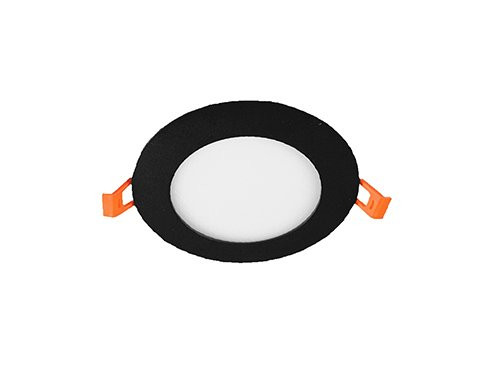 LED panel downlight 9W 3000K incl. driver zwart